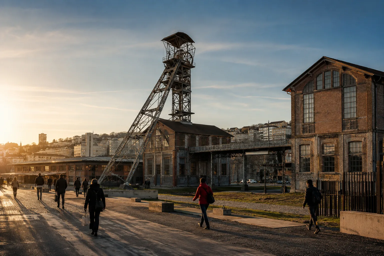 Vue emblématique de Saint-Étienne