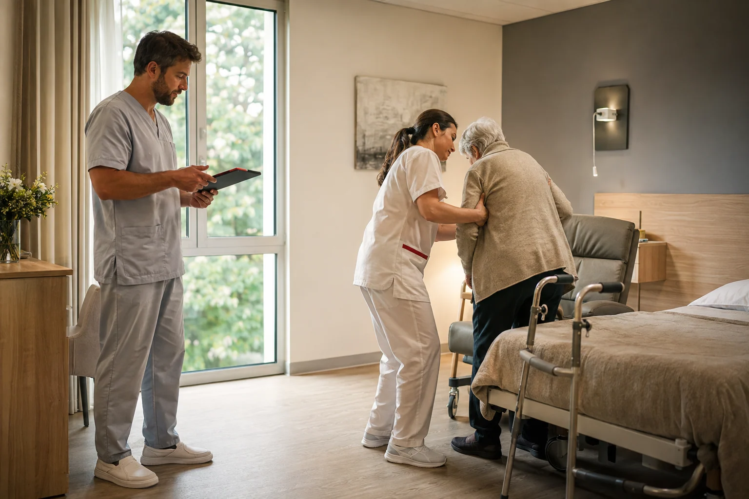 Infirmier / Infirmière et Aide-Soignant / Aide-Soignante dans leurs environnements de travail