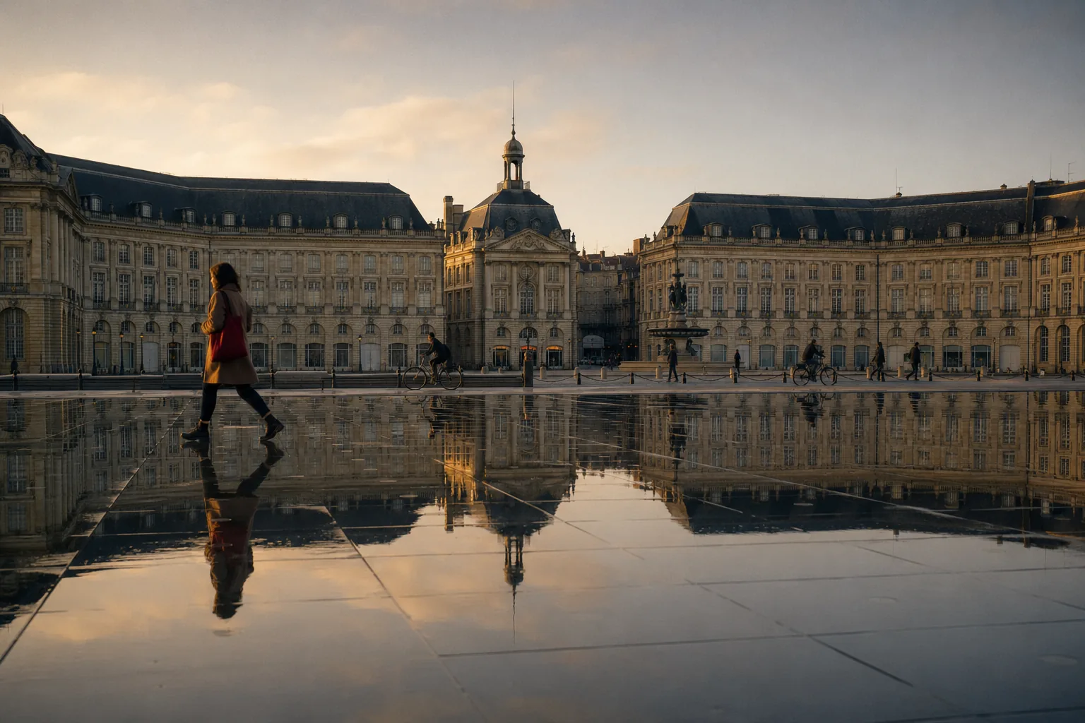 Vue emblématique de Bordeaux