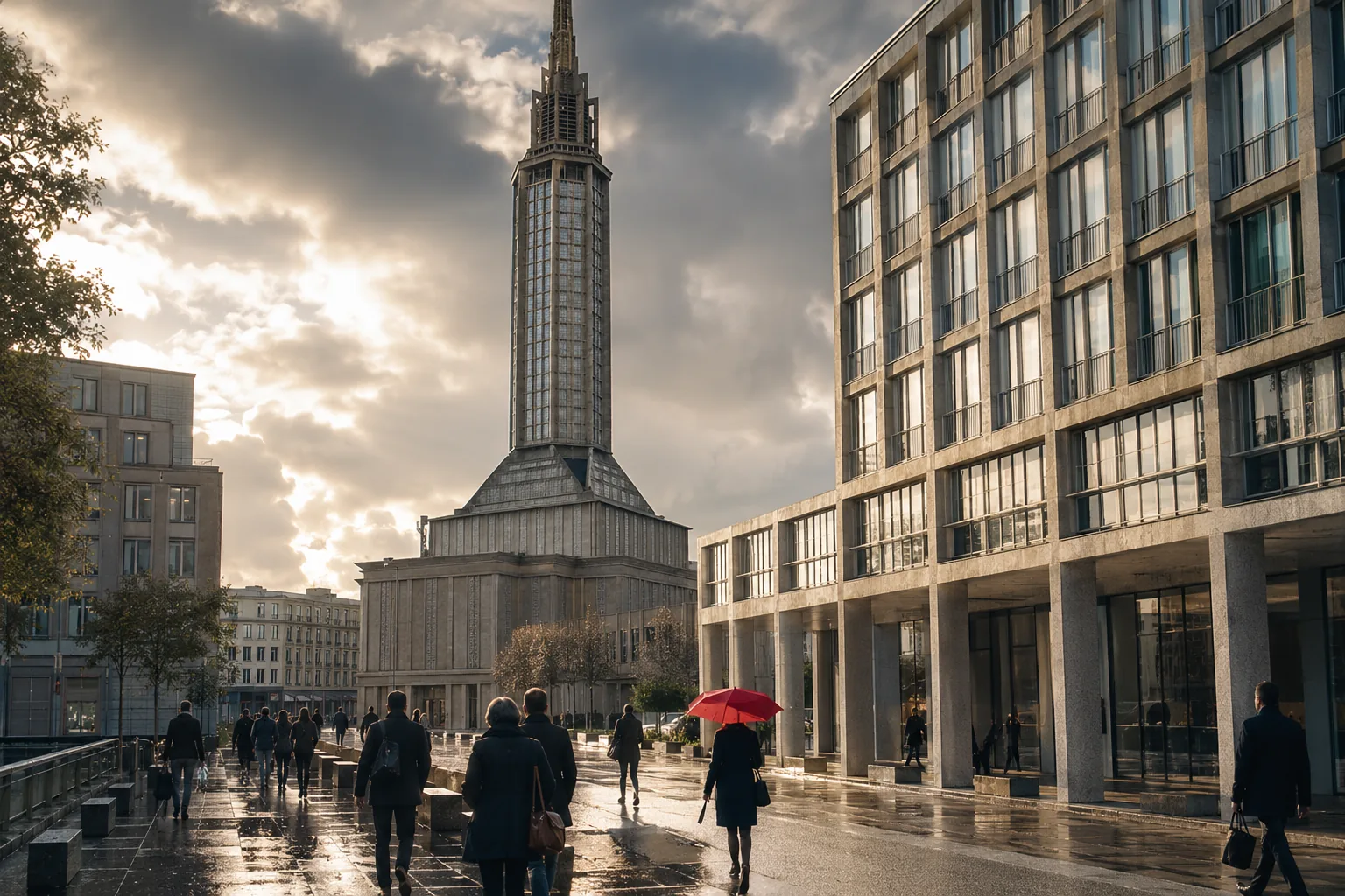 Vue emblématique de Le Havre