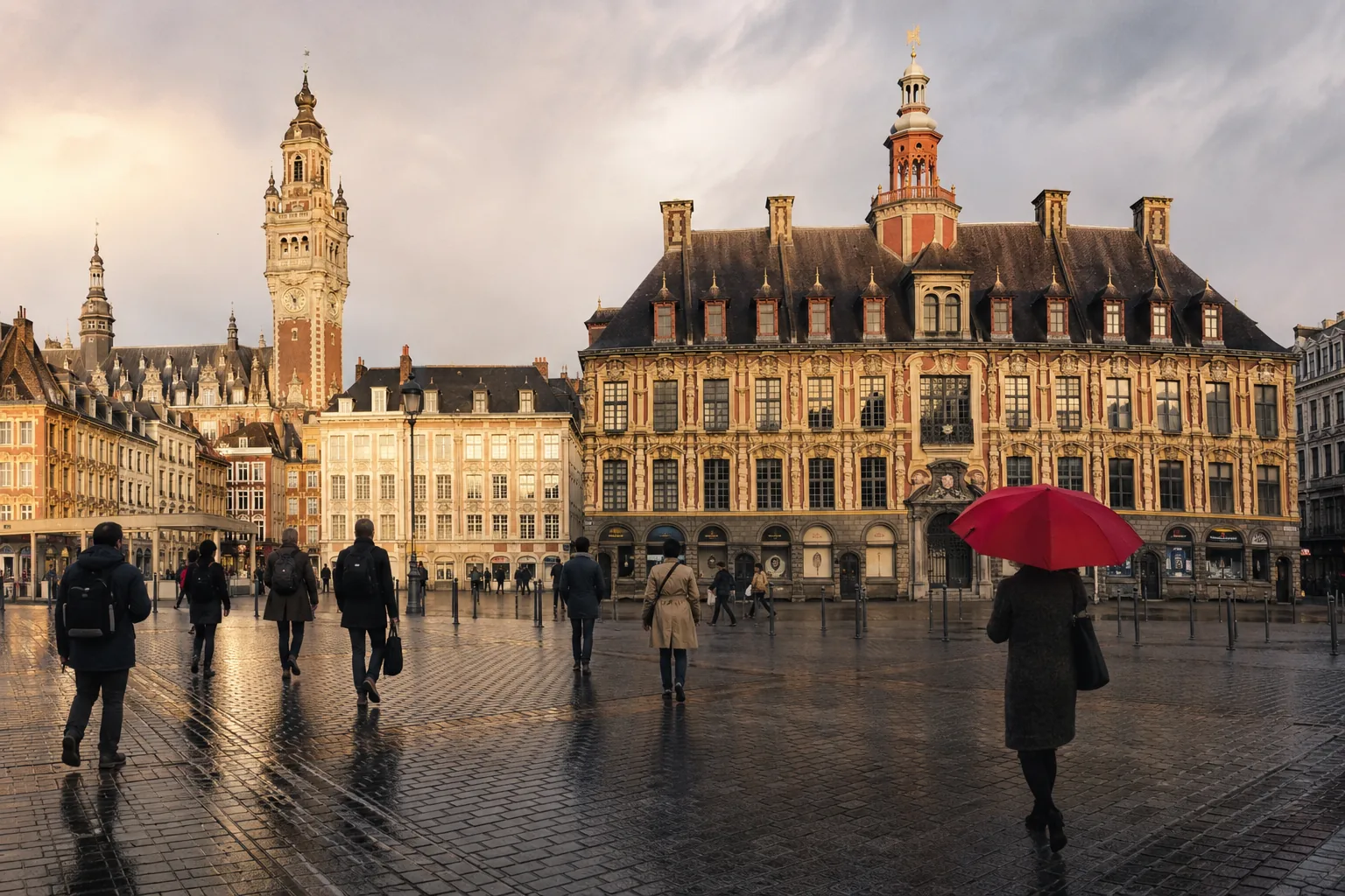 Vue emblématique de Lille