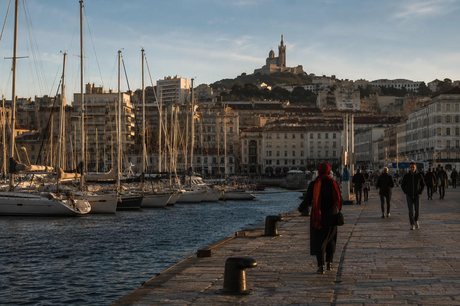 Vue emblématique de Marseille