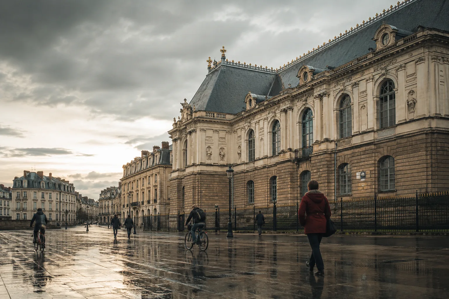 Vue emblématique de Rennes
