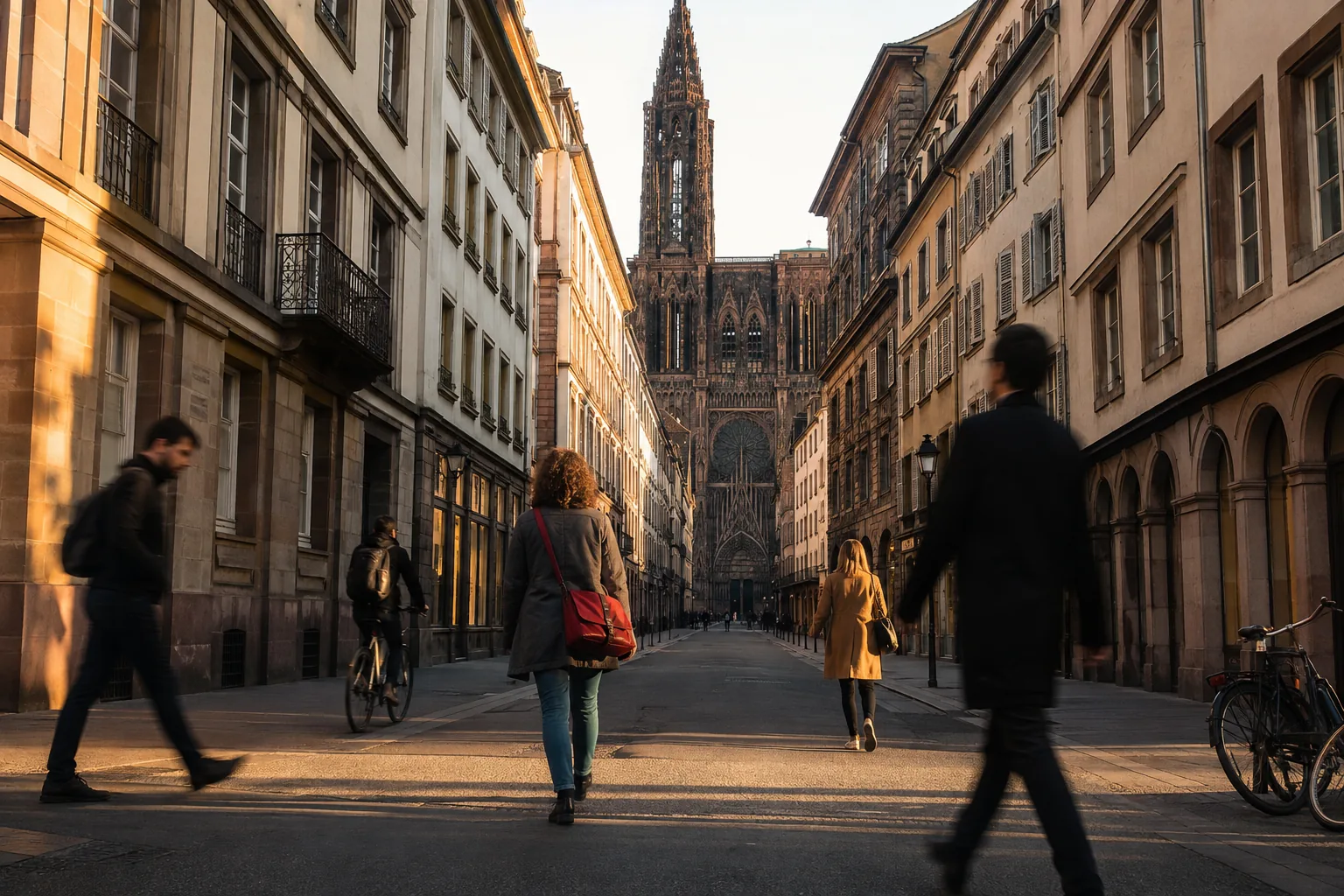 Vue emblématique de Strasbourg