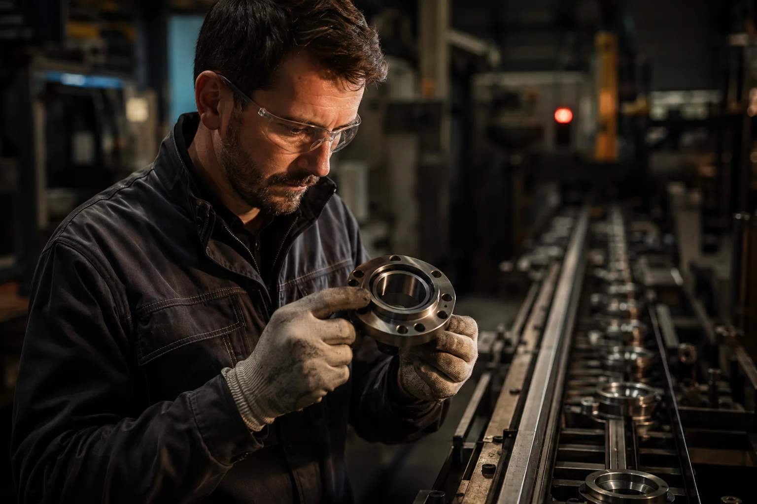 Agent de Production dans son environnement de travail