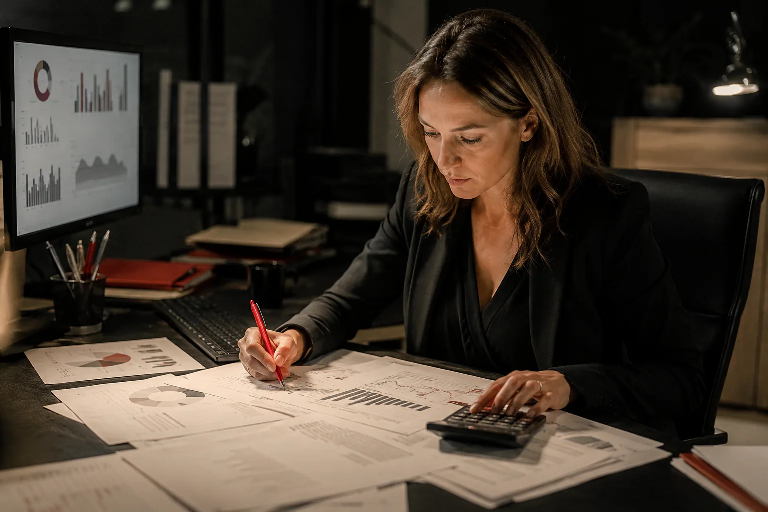 Comptable dans son environnement de travail