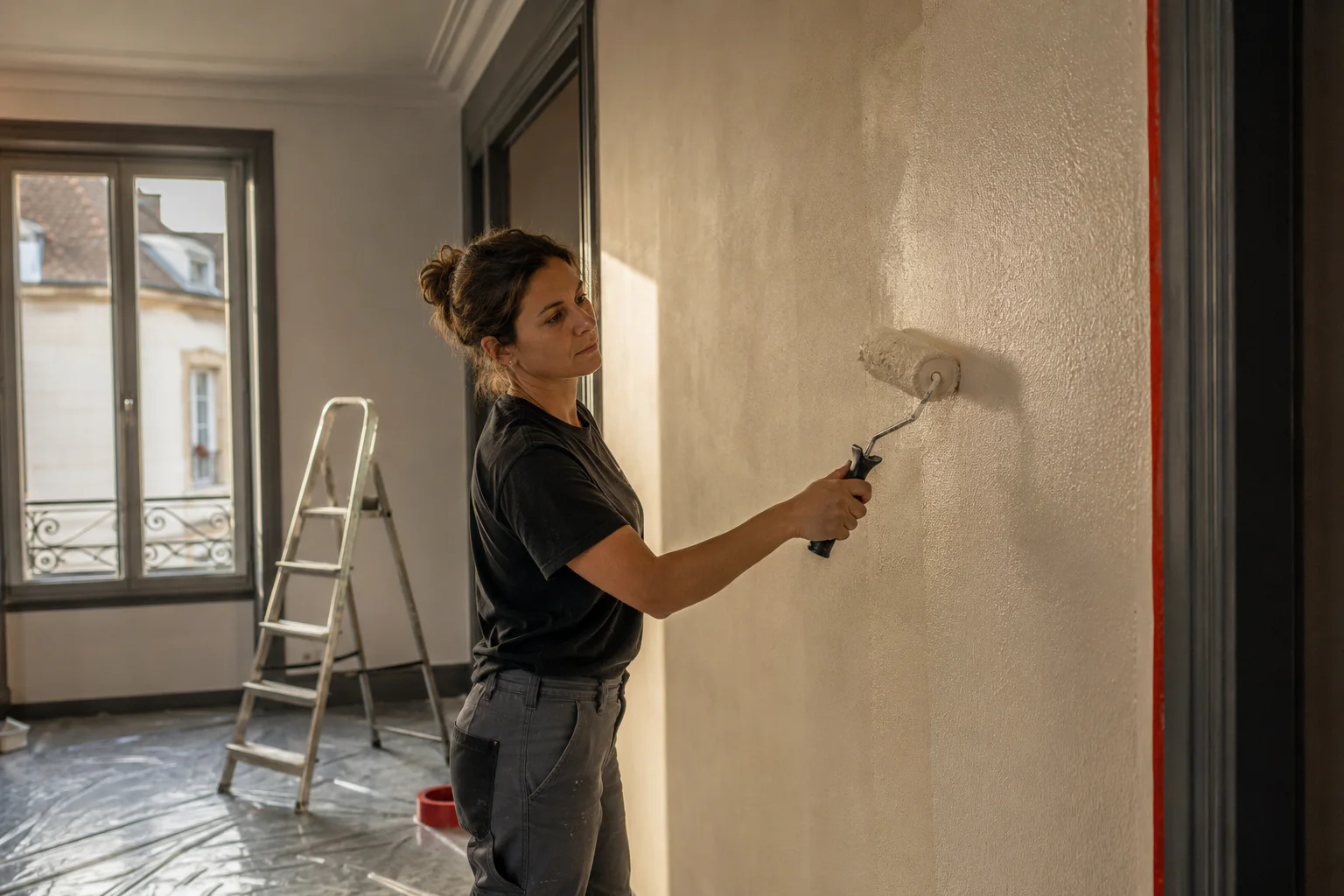 Peintre en Bâtiment dans son environnement de travail